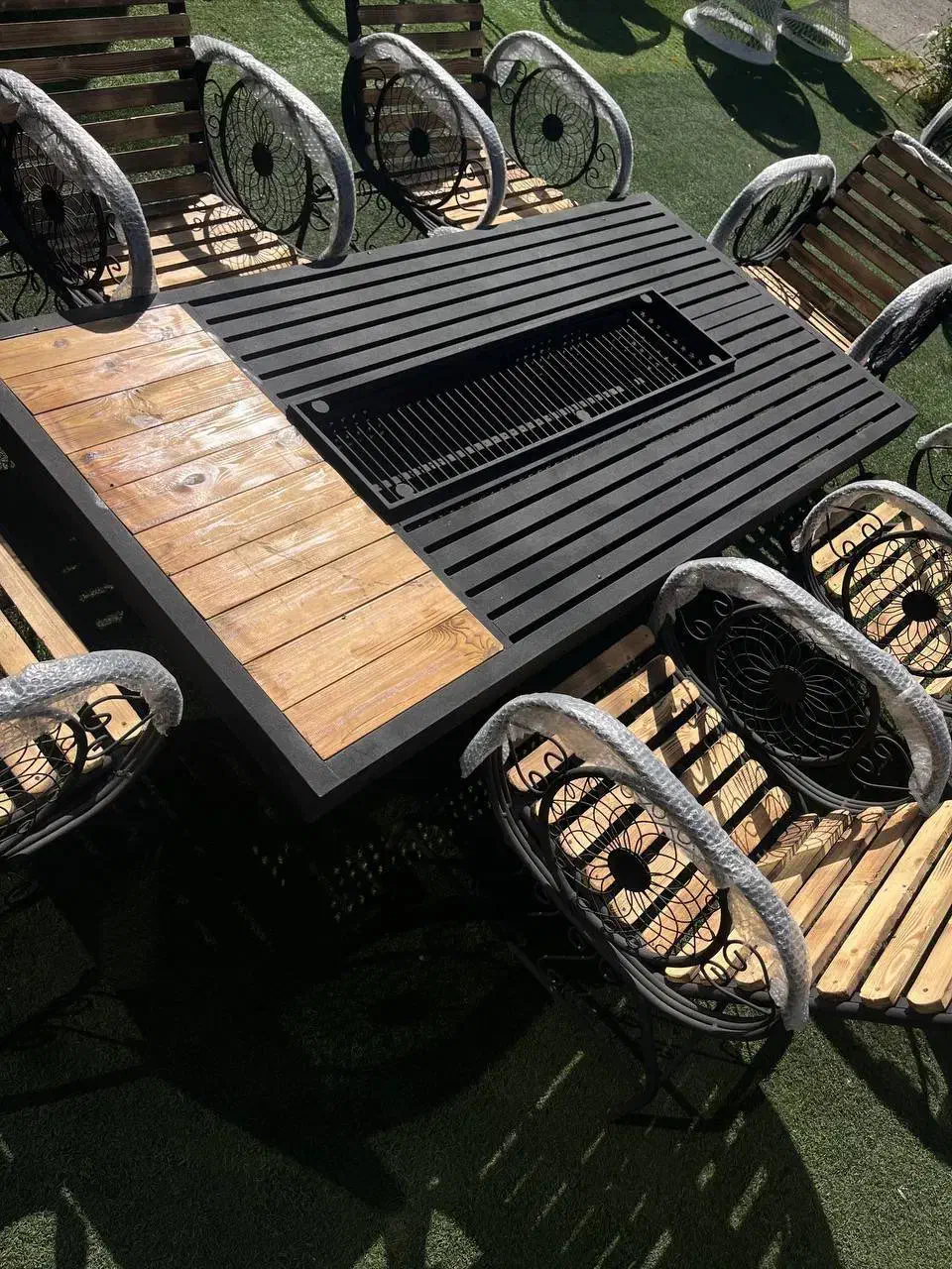 میز اتشدان /آتشکده دو حالته چوب ترمو مدرن|بخاری، هیتر، شومینه|تهران, صفا|دیوار