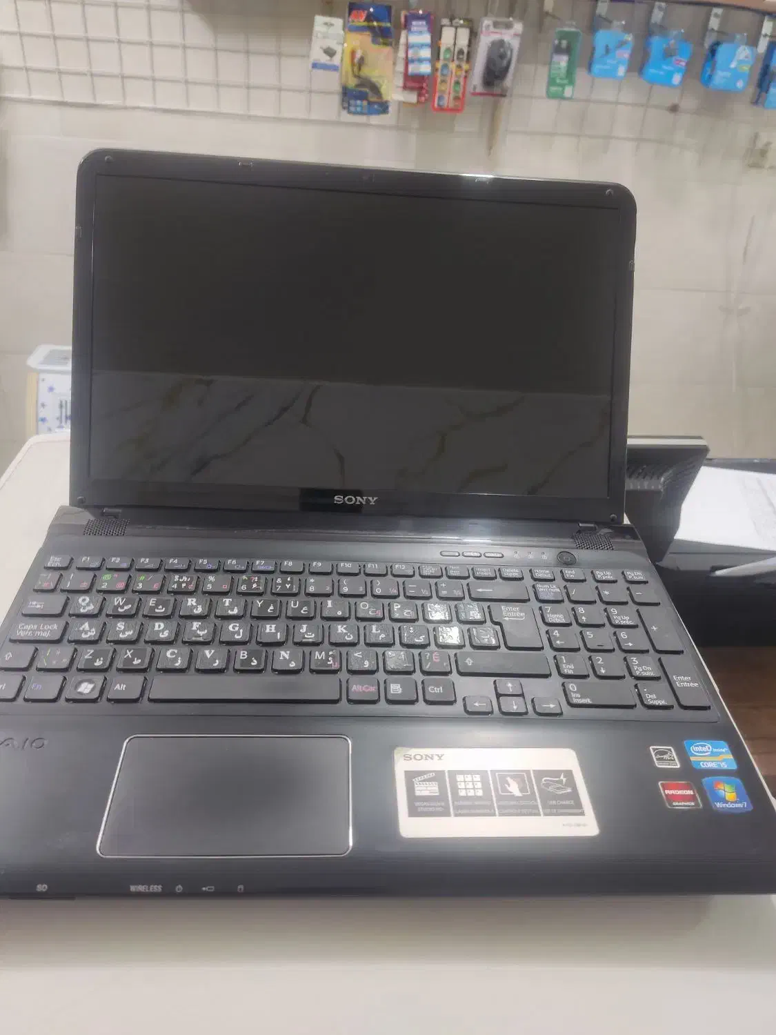 لپتاب سونی درحد نو|رایانه همراه|شیراز, شهرک فرهنگیان|دیوار