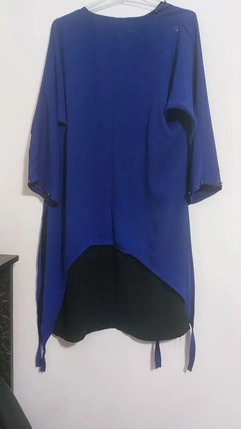 مانتو یا سارافون کرپ حریر کاربنی|لباس|کرج, شهرک فهمیده|دیوار