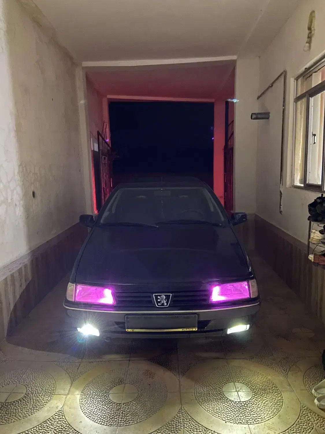 پژو مشکی تک سوز|خودرو سواری و وانت|چوبر, |دیوار