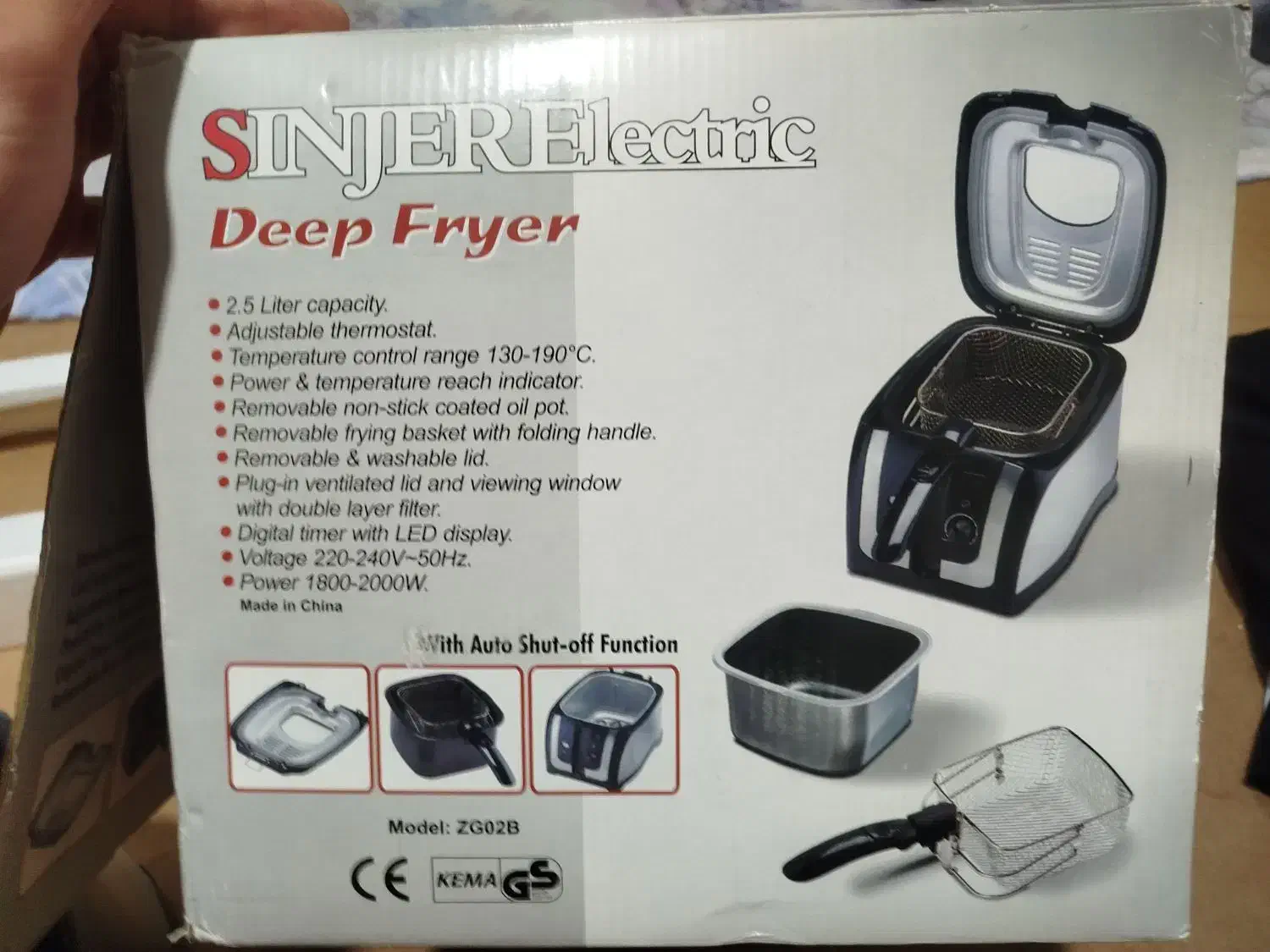 سرخکن sinjer Eletronic|اجاق گاز و لوازم برقی پخت‌وپز|همدان, |دیوار