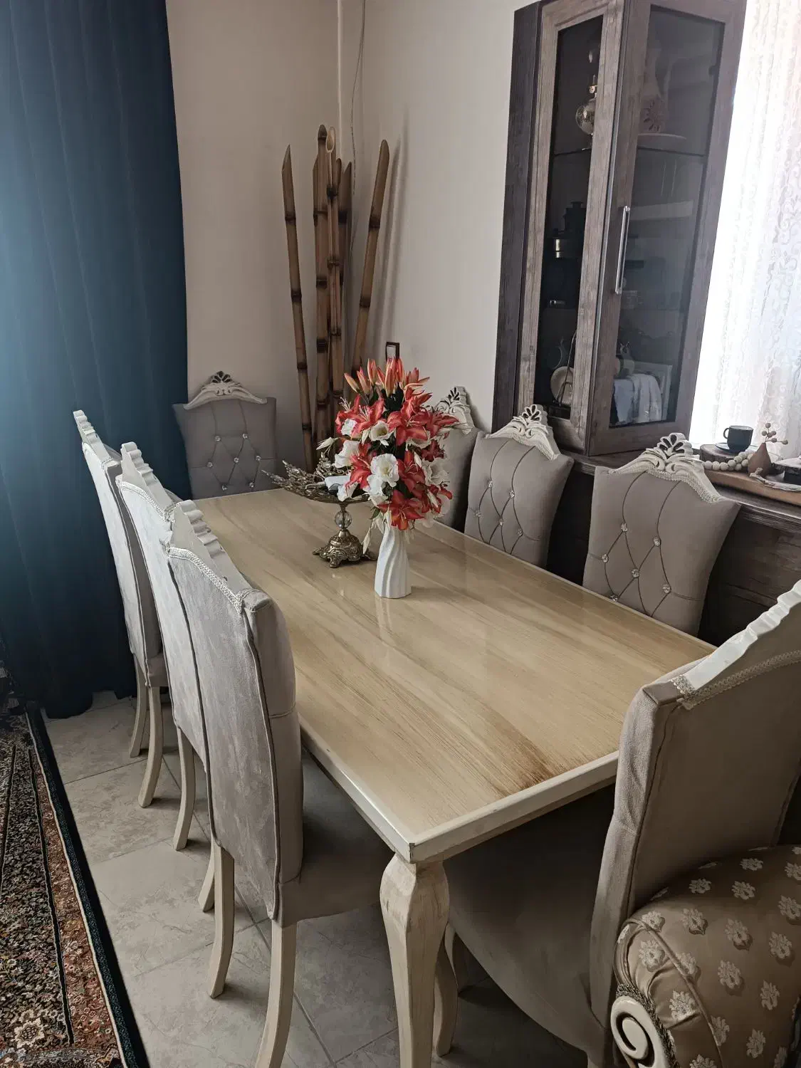 میز ناهار خوری|میز و صندلی غذاخوری|الوند, |دیوار