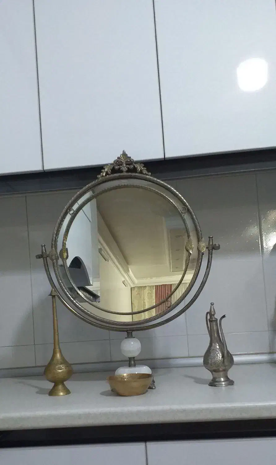 اینه برنز|کلکسیون اشیاء عتیقه|قم, حکمت شمالی|دیوار