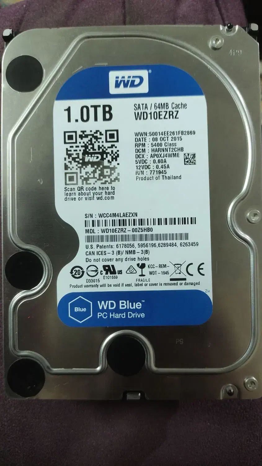 هارد اینترنال. WD 1T|قطعات و لوازم جانبی رایانه|ورامین, ورامین|دیوار