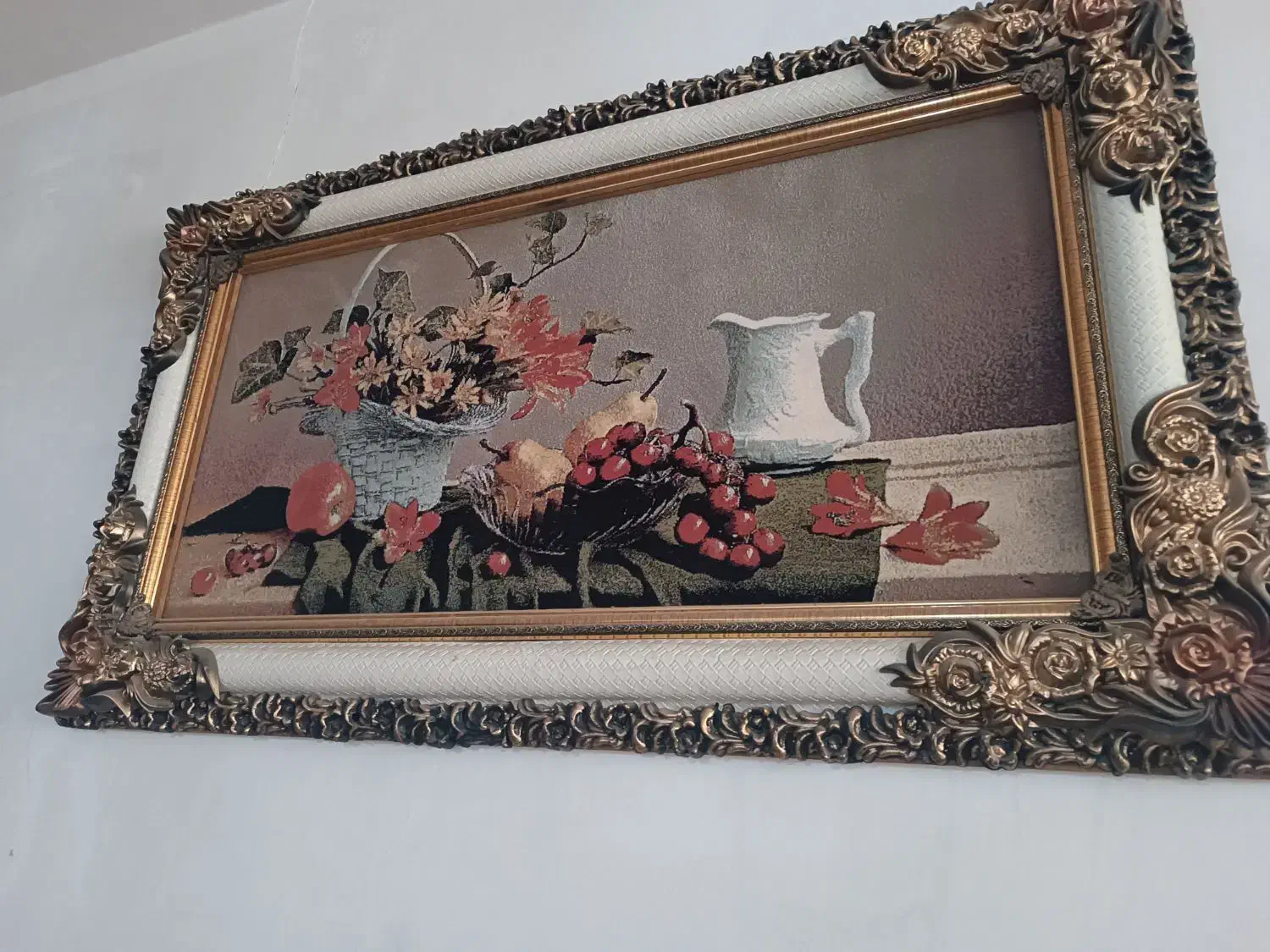 دو عدد تابلو سلطنتی بزرگ|تابلو فرش|خرم‌آباد, |دیوار