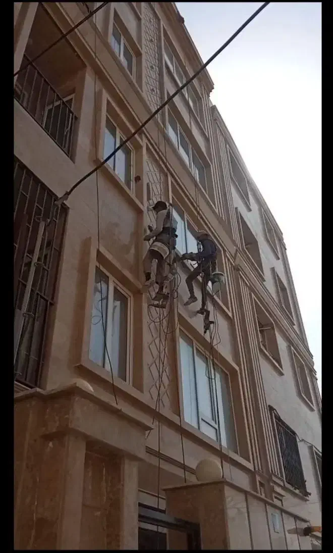 نماشویی و پیچ رولپلاک نما با راپل|خدمات پیشه و مهارت|تهران, سعادت‌آباد|دیوار