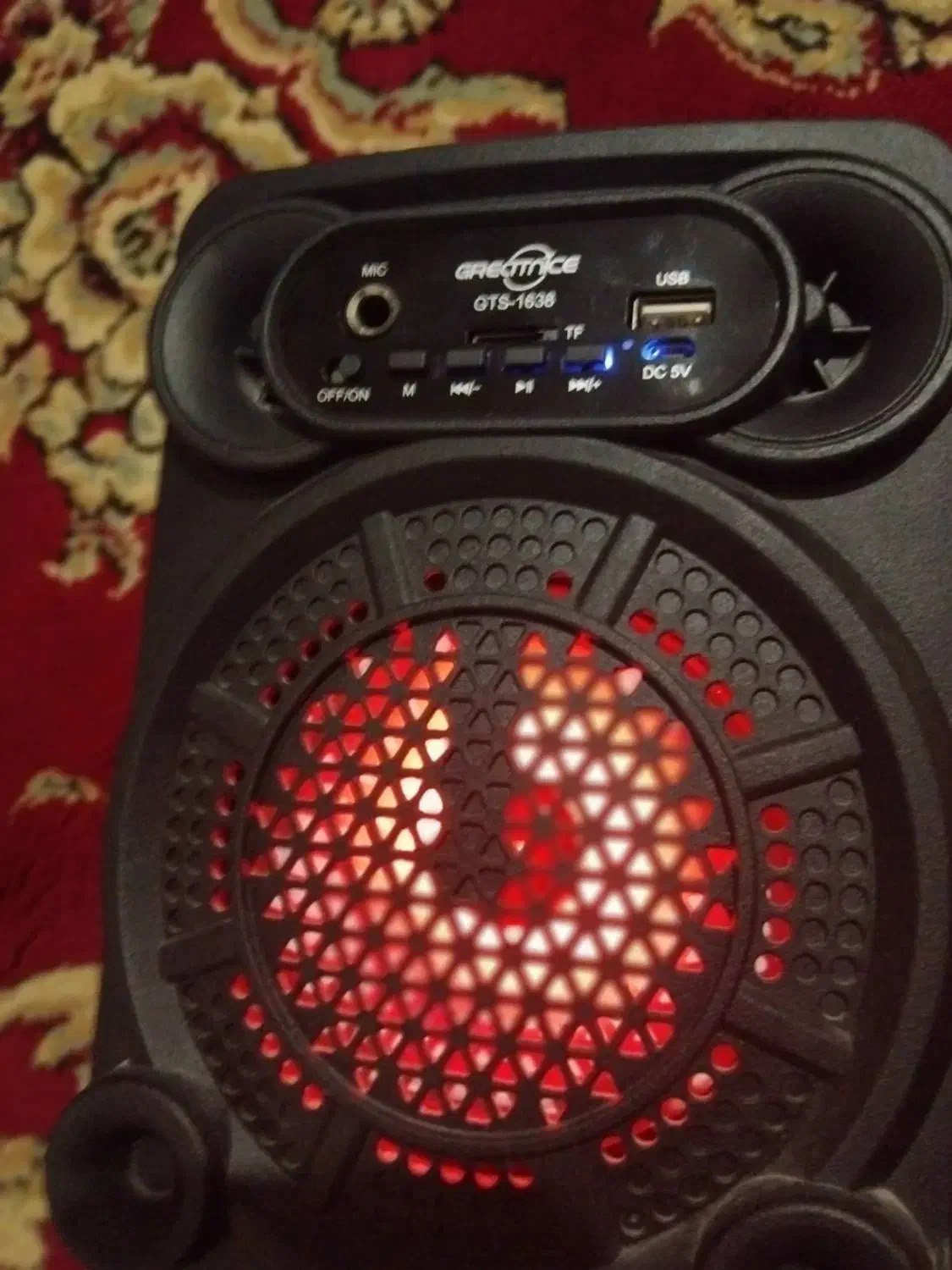 اسپیکر فلش خوردارای رقص نور|پخش‌کننده همراه|هیرمند, |دیوار