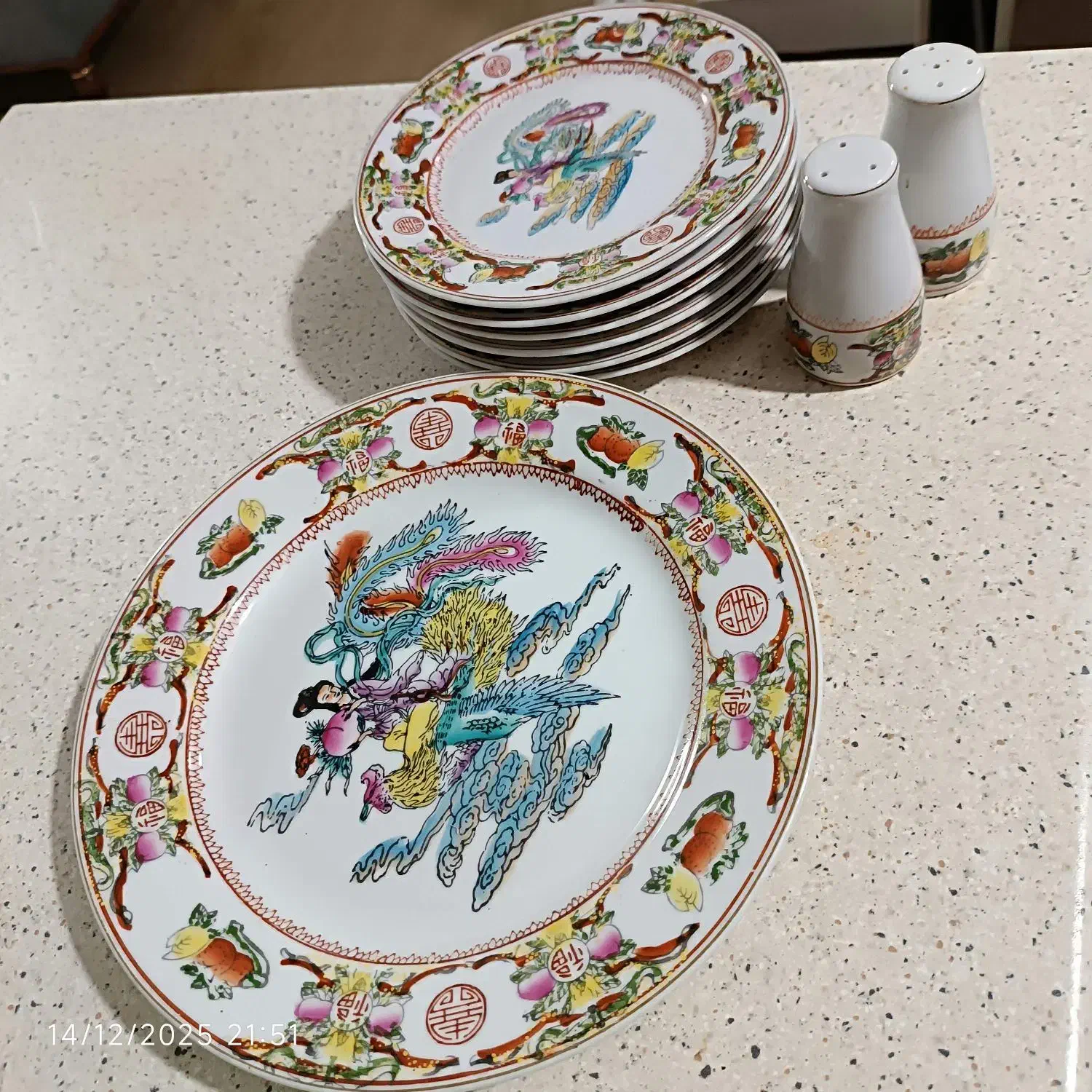 سرویس میوه خوری قدیمی|ظروف سرو و پذیرایی|شاهینشهر, حافظ شمالی|دیوار