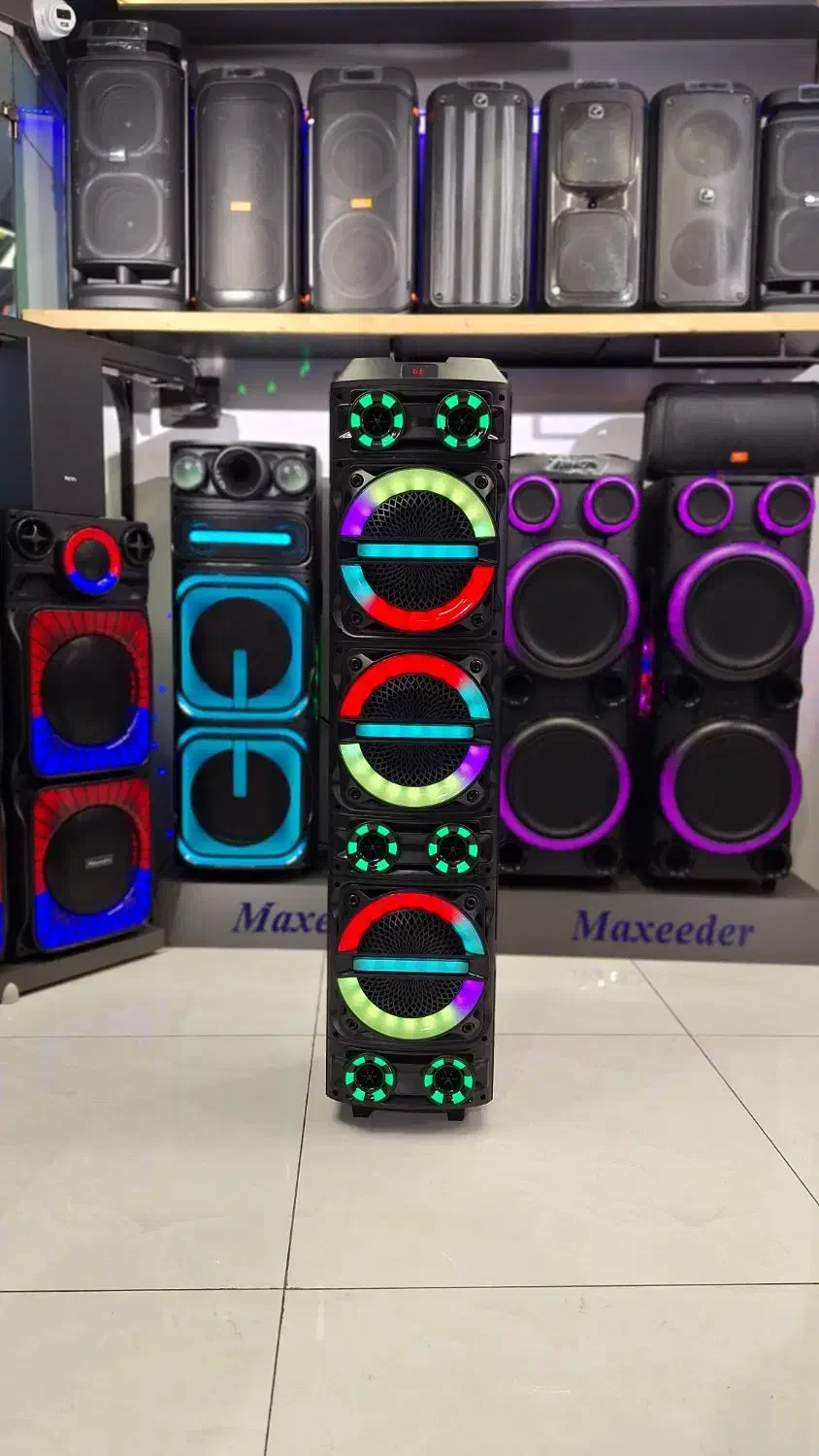 اسپیکر باند سیستم صوتی شارژی و برقی با کیفیت آک|سیستم صوتی خانگی|مشهد, سراب|دیوار