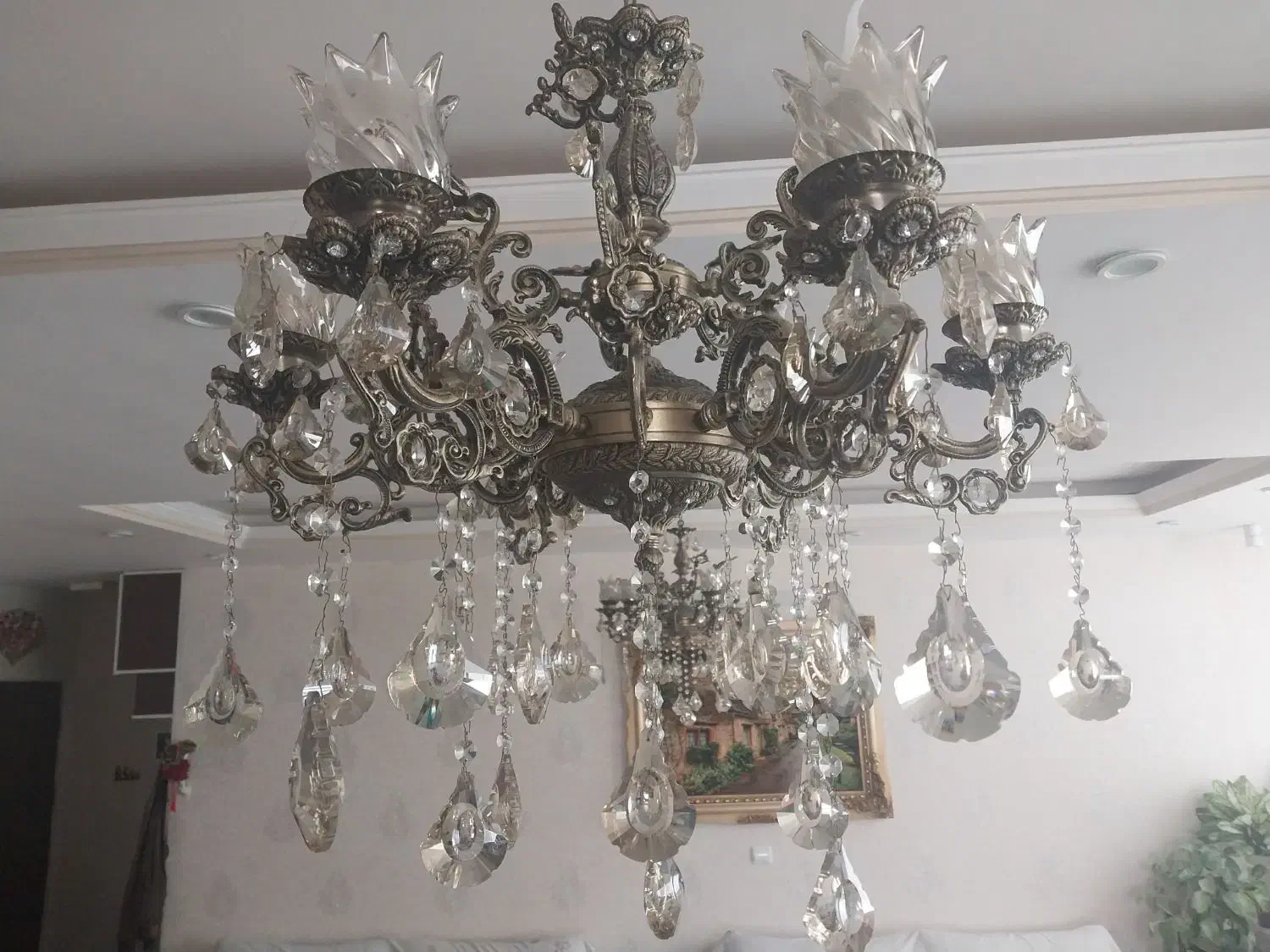 لوستر|لوستر و چراغ آویز|اراک, |دیوار