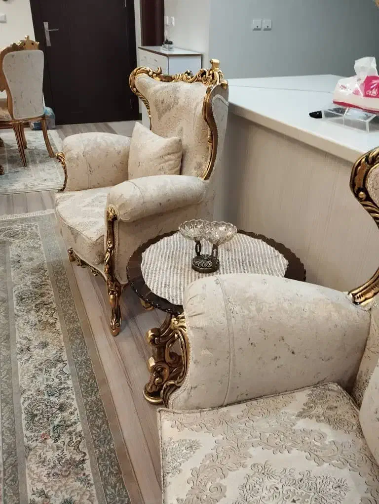 مبلمان سلطنتی ورق طلا|مبلمان خانگی و میز عسلی|تهران, شهرک چیتگر|دیوار