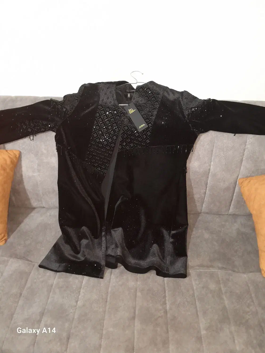 مانتو مجلسی مخمل نو نو پوشیده نشده اندازه نیست|لباس|خوی, |دیوار