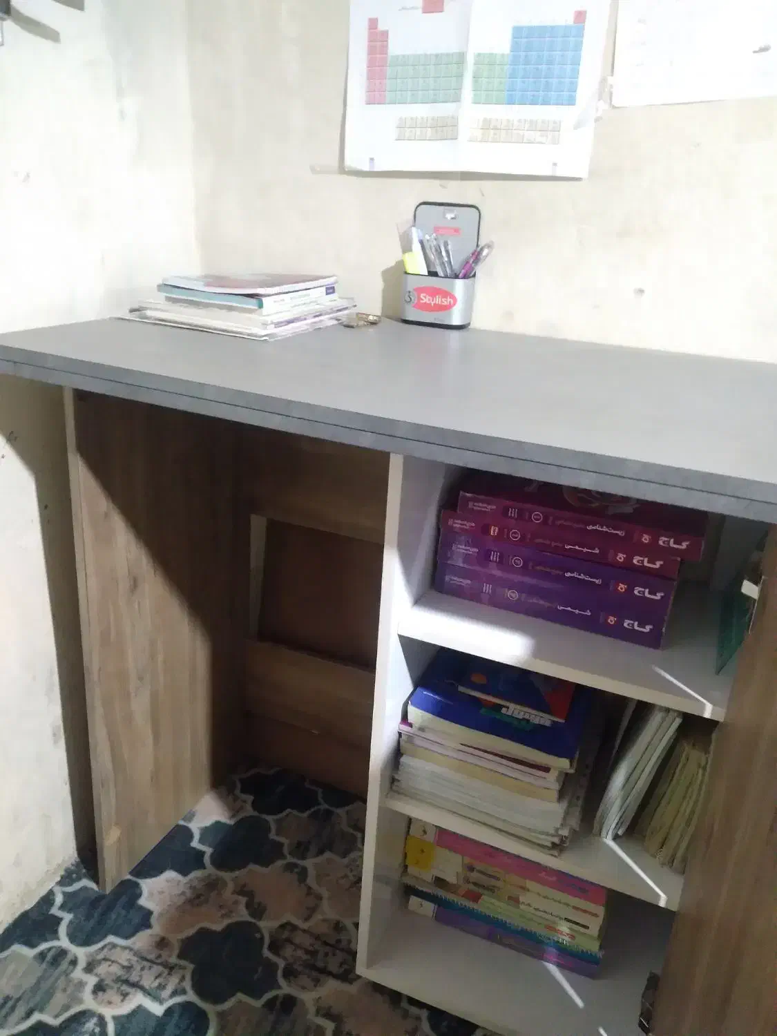 میز مطالعه|میز تحریر و کامپیوتر|لردگان, |دیوار