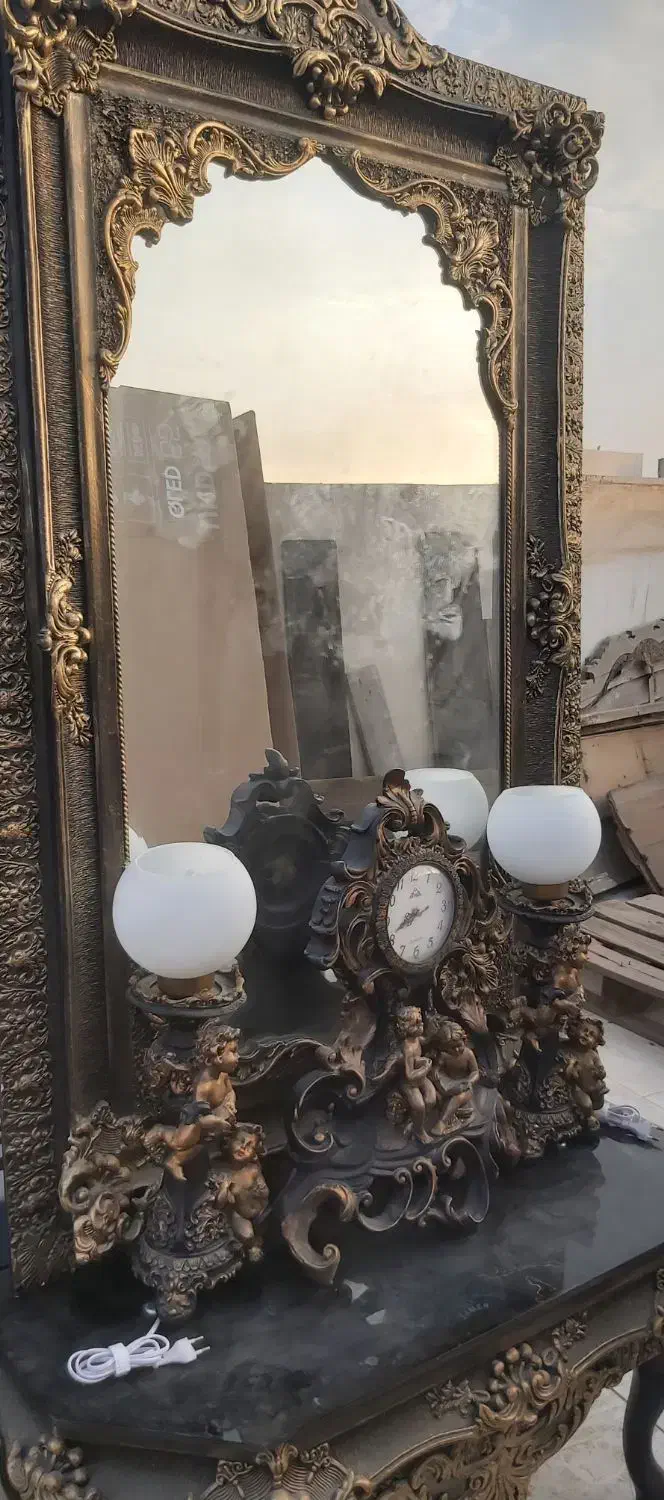 آینه شمعدان و کنسول|بوفه، ویترین، کنسول|اصفهان, شاهد|دیوار