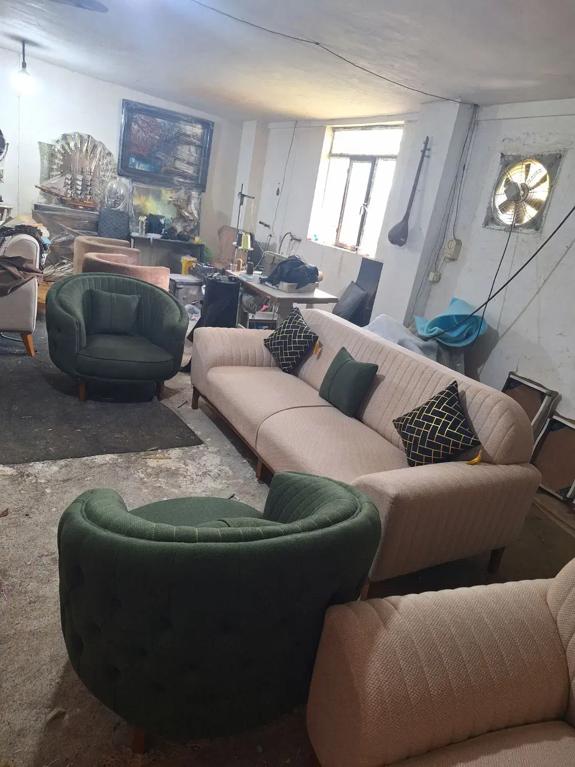 یک دست ۸نفره مبل مینیمال|مبلمان خانگی و میز عسلی|کوچصفهان, |دیوار