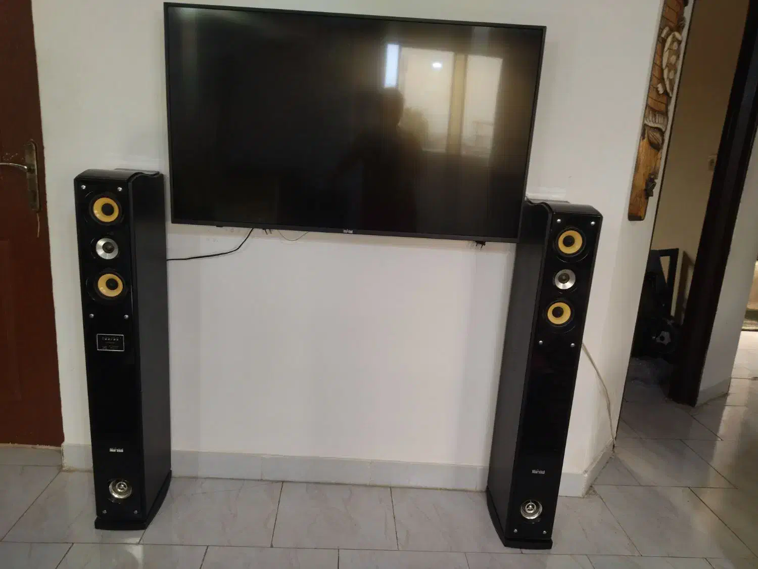 باند مارشال|سیستم صوتی خانگی|رشت, پورسینا|دیوار