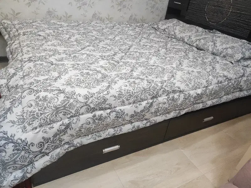 آینه دراور و تخت دو نفره|تخت و سرویس خواب|مشهد, آزادشهر|دیوار