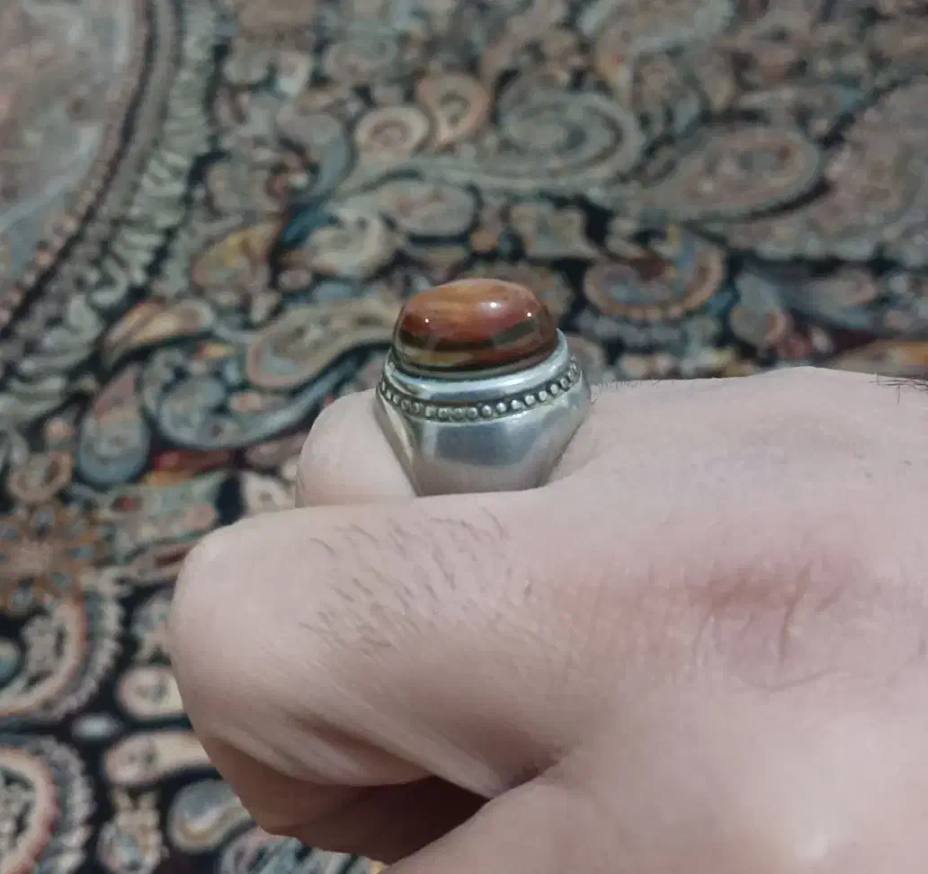 انگشتر عقیق سه پوست|بدلیجات|اهواز, حصیرآباد|دیوار