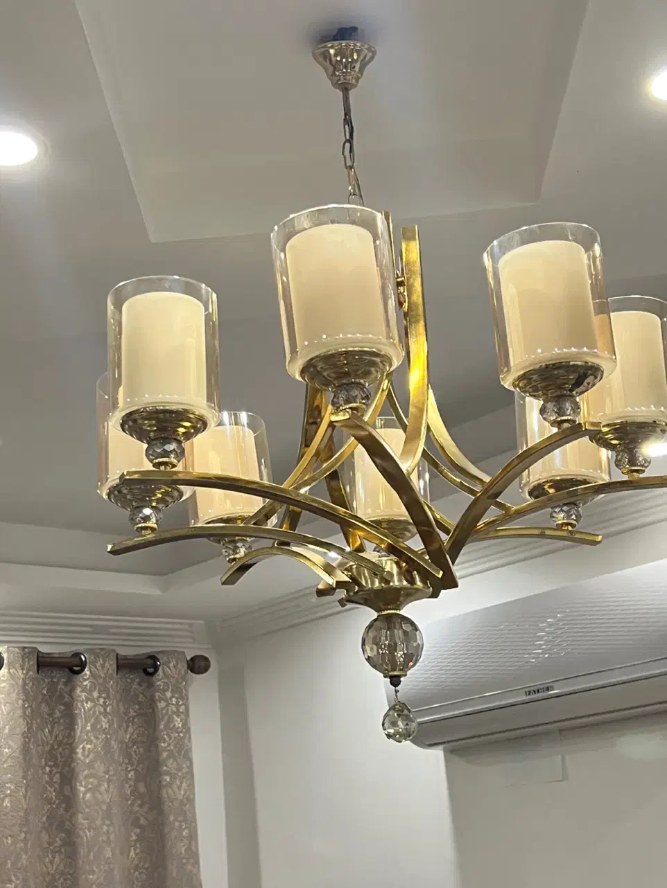 لوستر درحدنو|لوستر و چراغ آویز|رشت, باهنر|دیوار