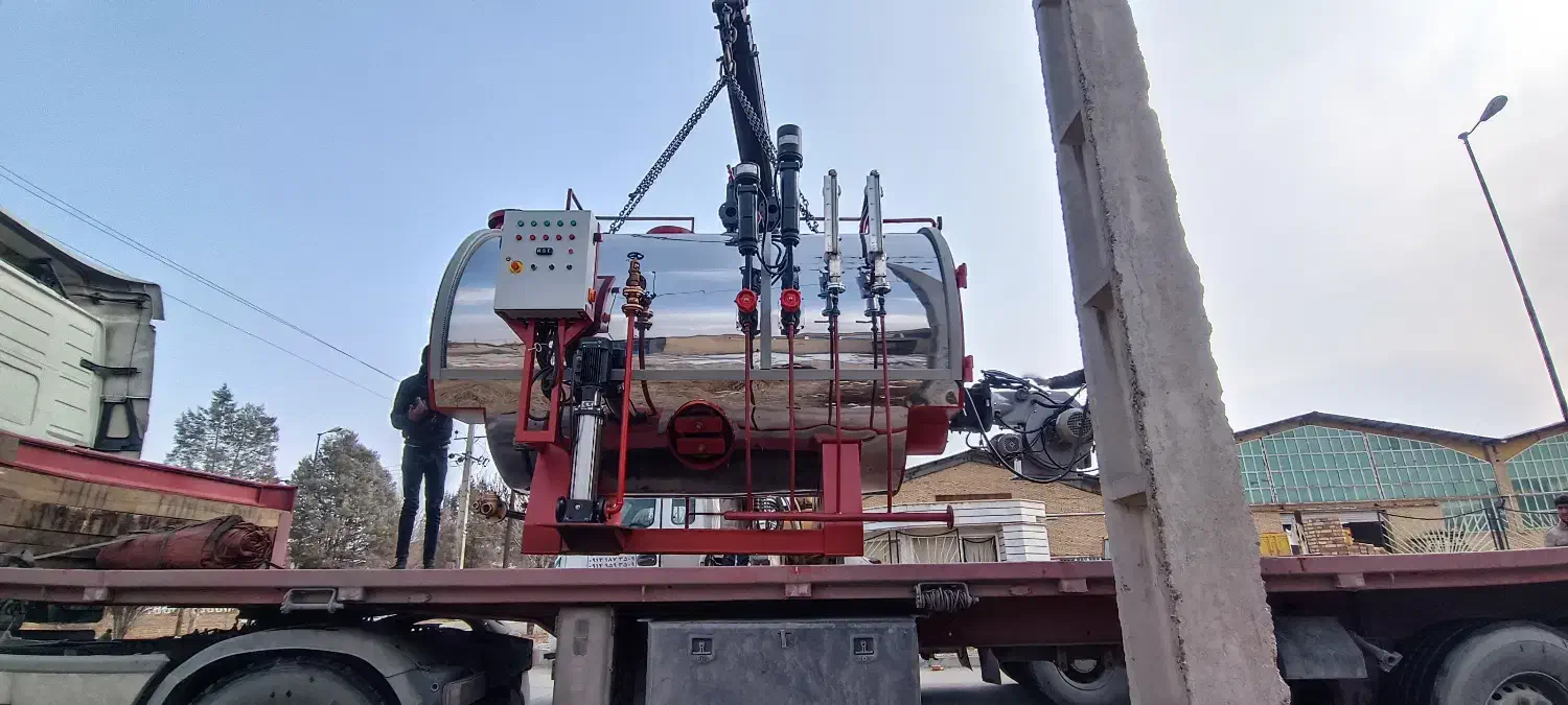 بویلر شوفاژ موتورخانه دیگ بخار آبگرم منبع کویلی|آبگرمکن، پکیج، شوفاژ|اردبیل, |دیوار