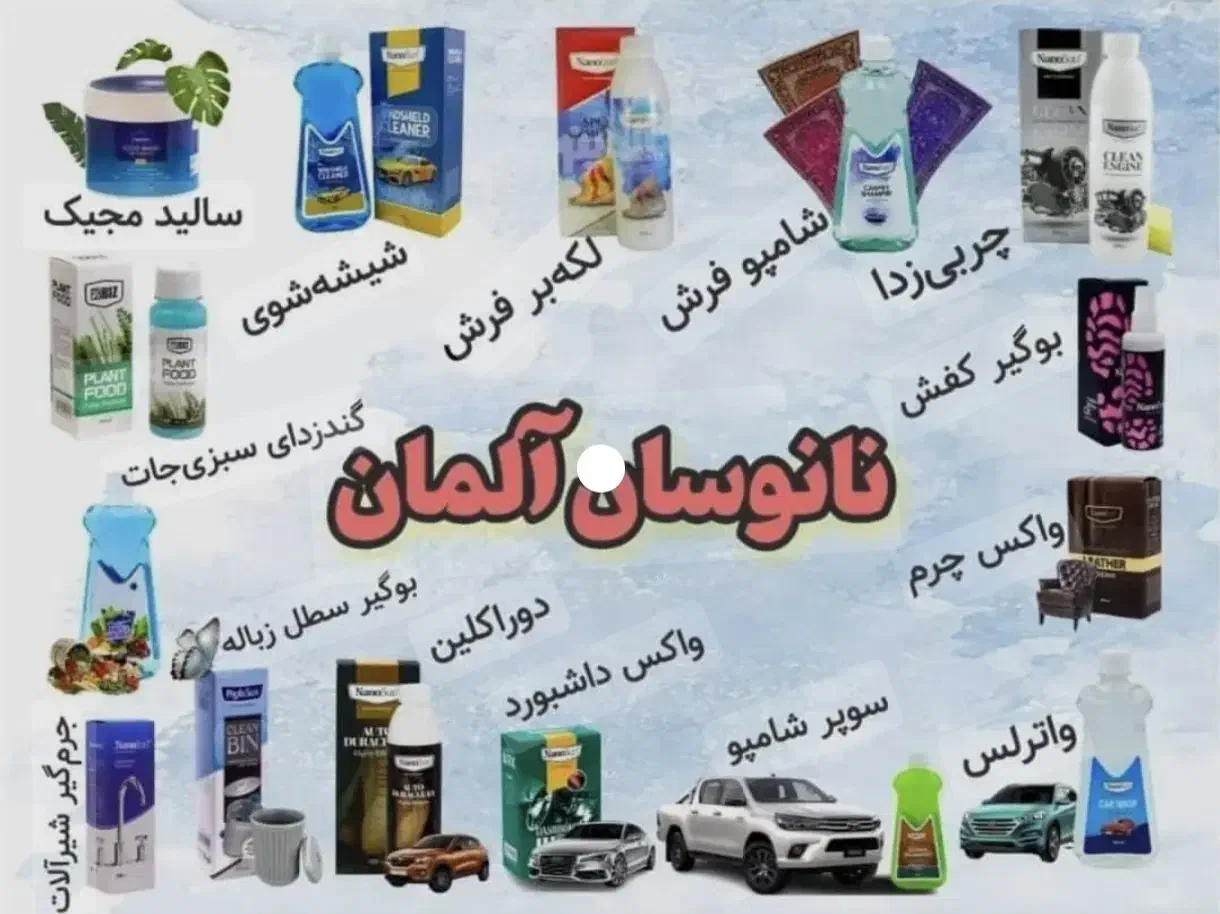 محصولات نانوسان آلمان|خدمات موتور و ماشین|جاسک, |دیوار