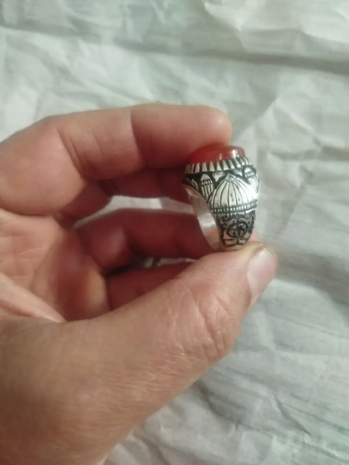 انگشتر تمام دست یمنی خوشرنگ|جواهرات|رفسنجان, |دیوار