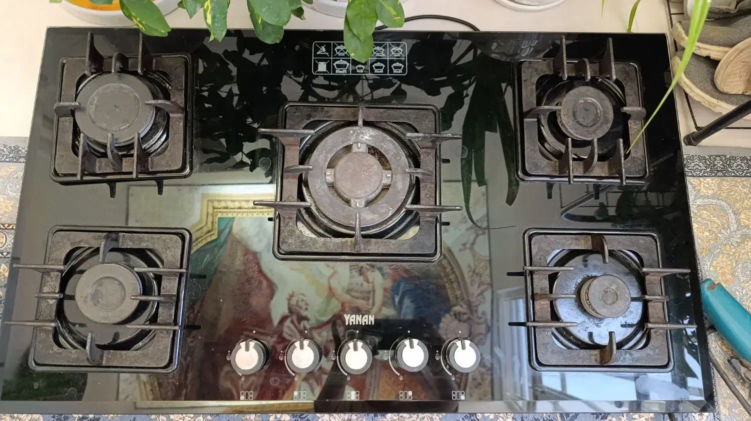 گاز رومیزی شیشه ای|اجاق گاز و لوازم برقی پخت‌وپز|تربت‌حیدریه, آسایش|دیوار