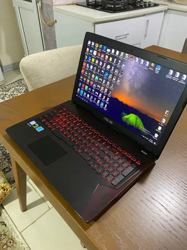 لپتاپ گیمینگ ایسوس fx553|رایانه همراه|کرج, مصباح|دیوار