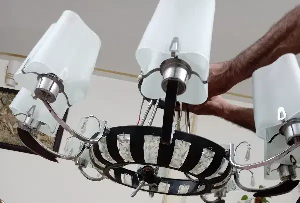 لوستر پذیرایی|لوستر و چراغ آویز|بومهن, |دیوار