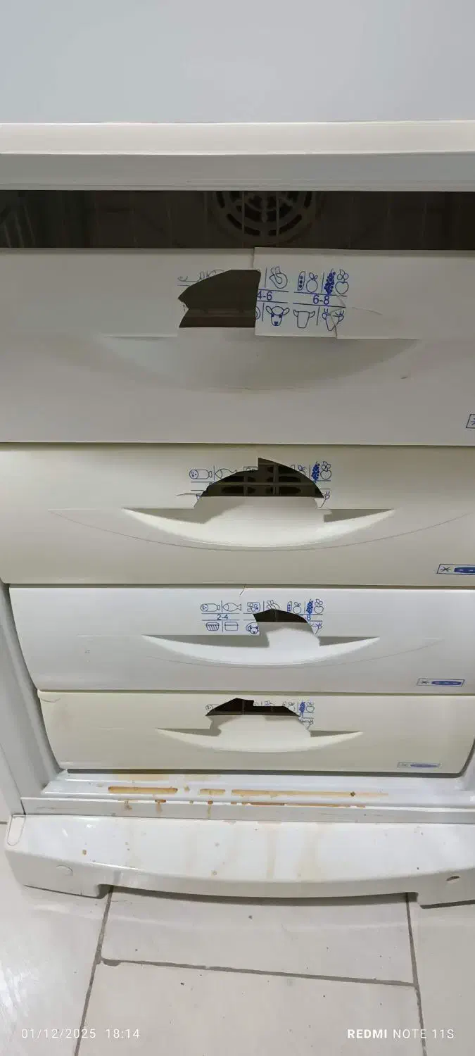 یخچال فریزر بدون برفک|یخچال و فریزر|میبد, |دیوار