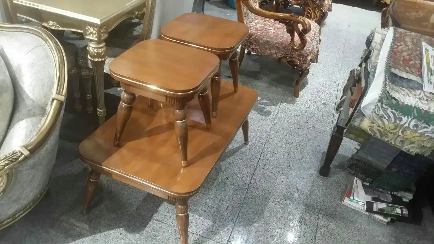 جلو مبلی چوبی 3 تیکه|مبلمان خانگی و میز عسلی|ارومیه, |دیوار