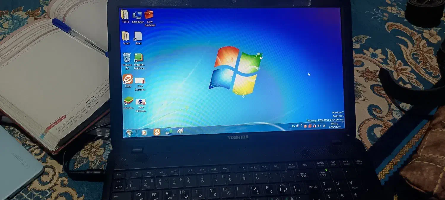 لبتاب توشیبا satlite|رایانه همراه|قم, شاه احمد قاسم|دیوار