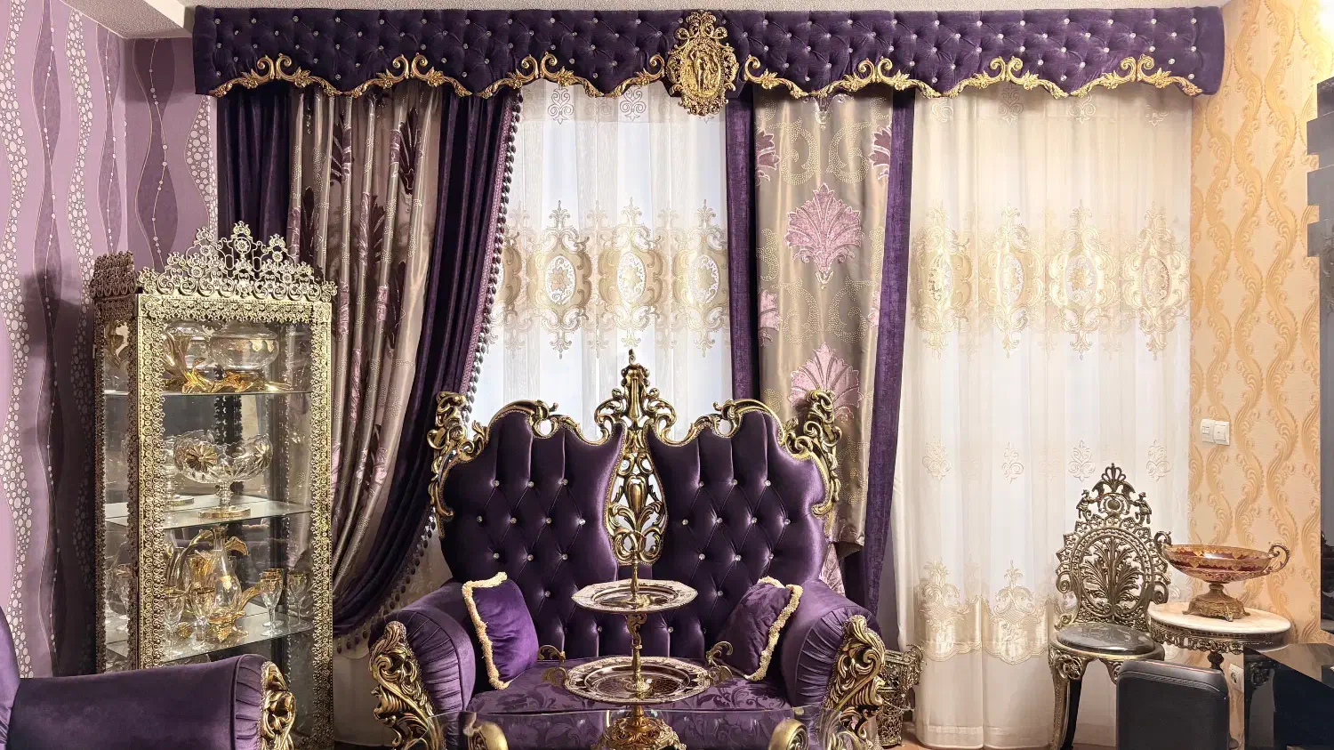 پرده|پرده، رانر، رومیزی|قم, پردیسان|دیوار