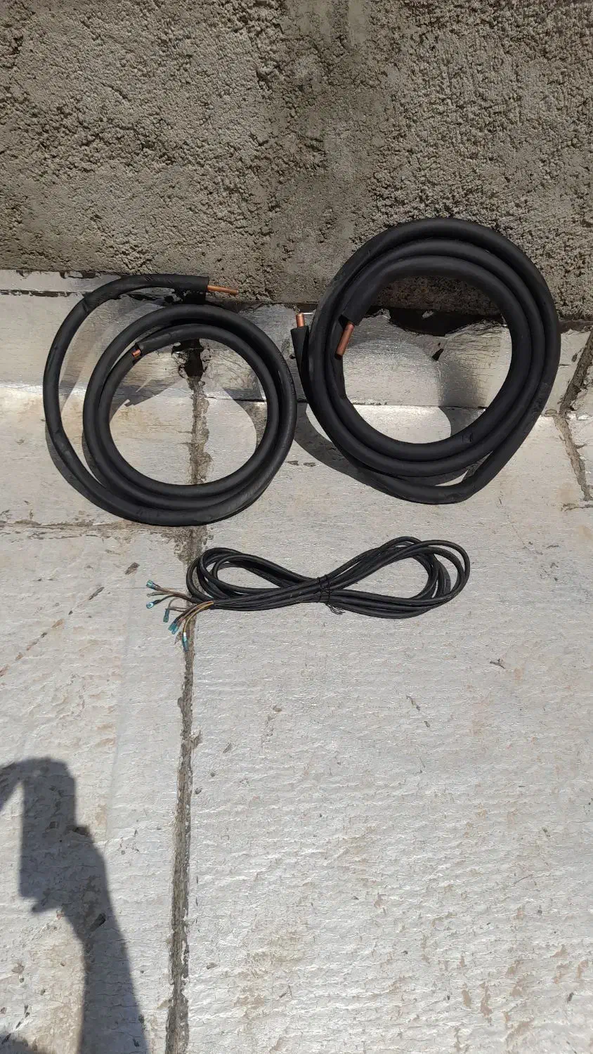 لوله مسی کولر گازی با کابل|کولر گازی و فنکوئل|قدس, شهرقدس|دیوار