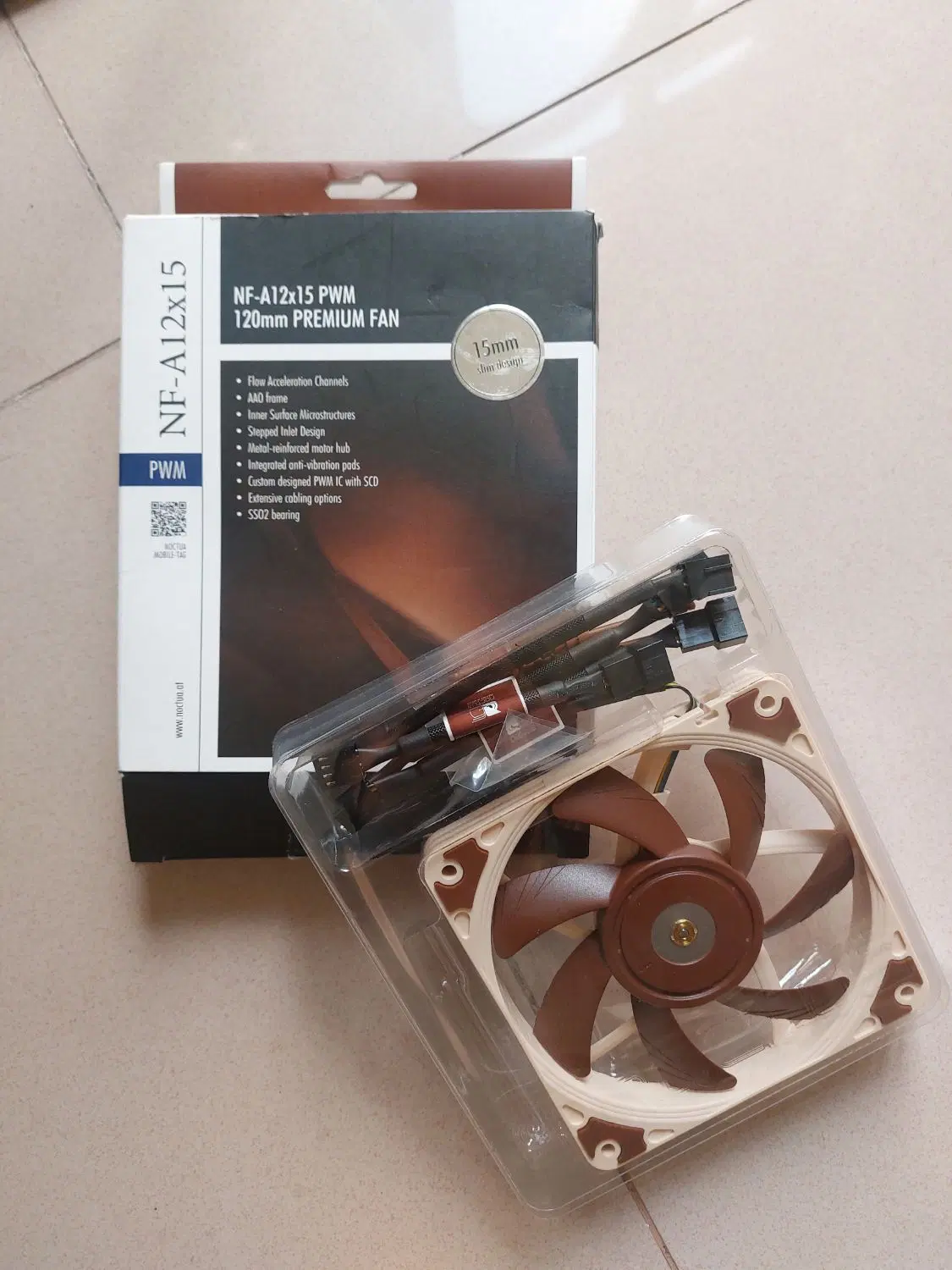 فن Noctua NF-A12x15 PWM نو  120mm باریک اصل اتریش|قطعات و لوازم جانبی رایانه|مشهد, هفت تیر (آب و برق)|دیوار