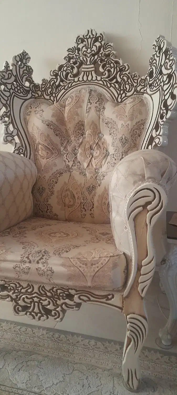 مبل سلطنتی|مبلمان خانگی و میز عسلی|اسلام‌شهر, شهرک قائمیه|دیوار