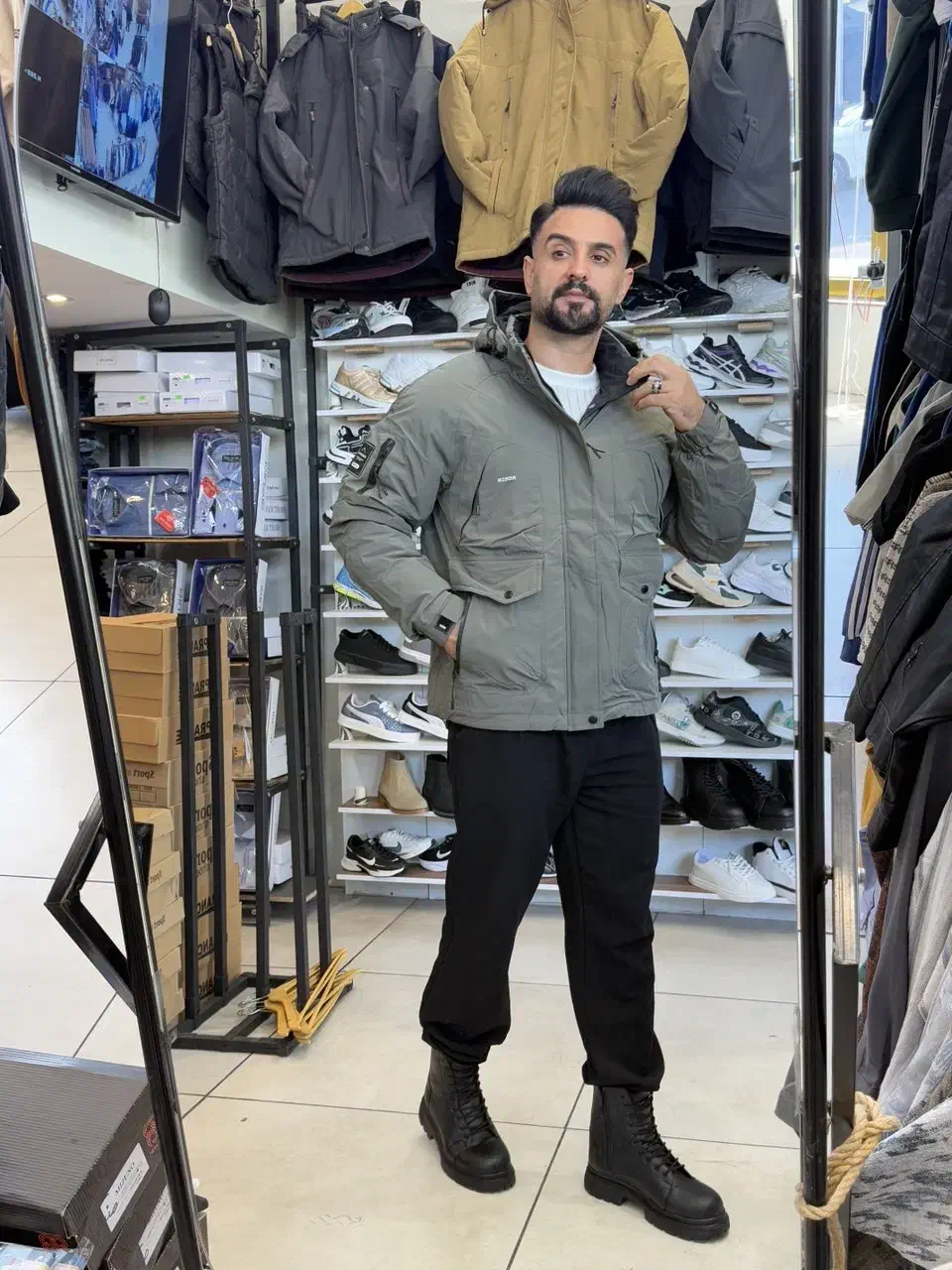 کاپشن جیب جیب پاکتی وارداتی(بهنام پلیس)|لباس|تبریز, |دیوار