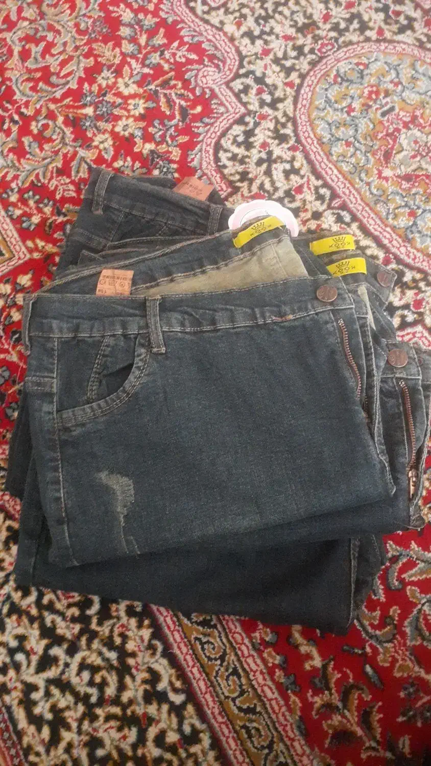 شلوار لی سایزبزرگ  با قیمت تولیدی|لباس|فولادشهر, B1|دیوار