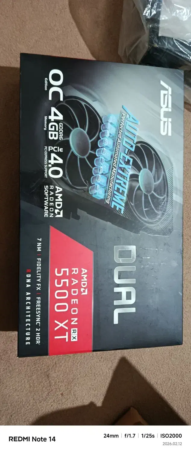 rx5500 4gig|قطعات و لوازم جانبی رایانه|تبریز, |دیوار