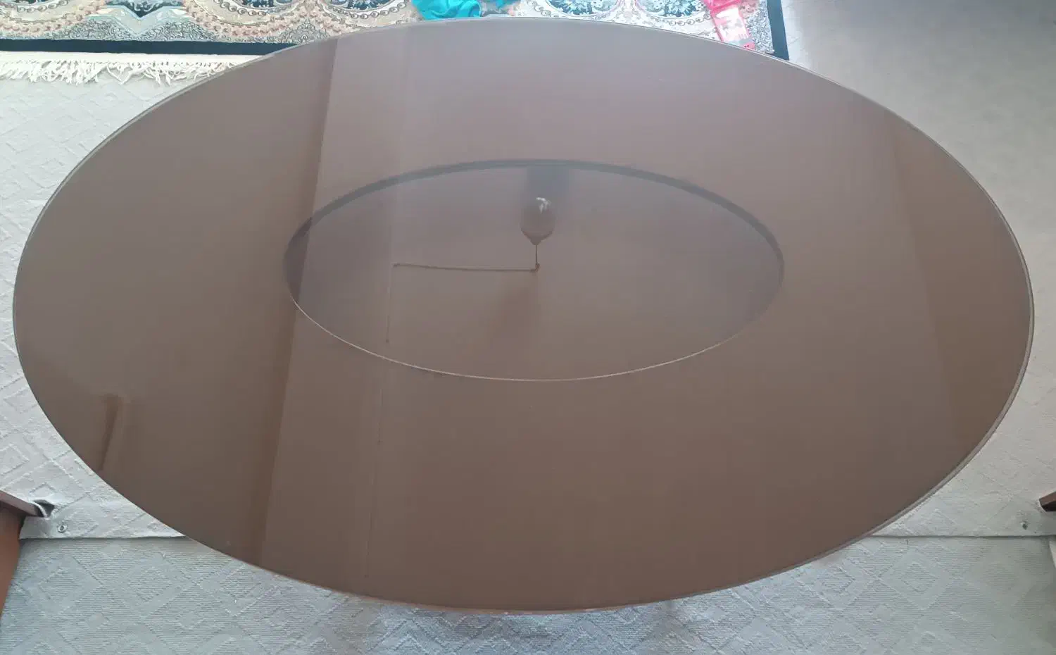 میز ناهار خوری بیضی ۴نفره سالم|میز و صندلی غذاخوری|اراک, |دیوار