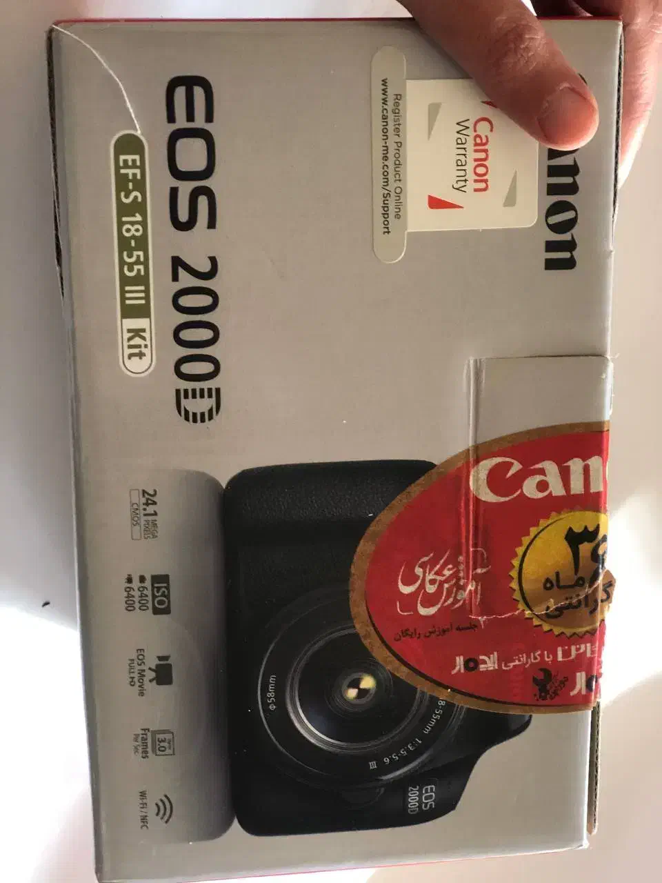 دوربین کانن 2000d در حد نو|دوربین عکاسی و فیلم‌برداری|مشهد, مصلی (کارمندان اول)|دیوار