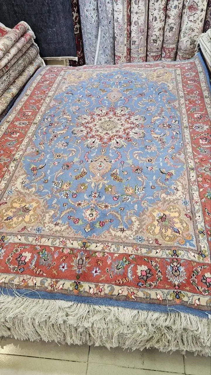 دستبافت نیلی کاشمر|فرش|تبریز, |دیوار