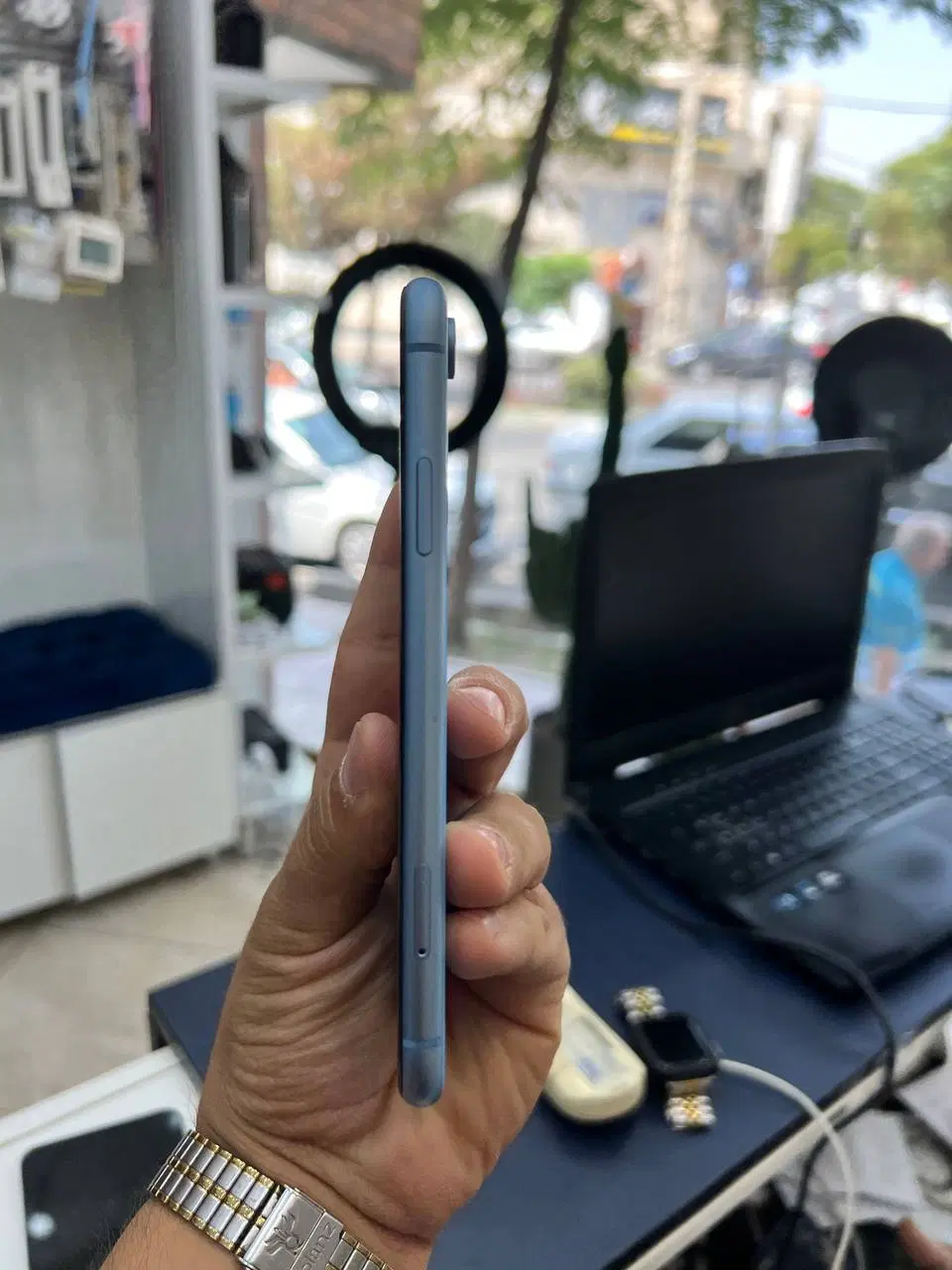 iPhone XR 256GB تک سیم رنگ جذاب آبی|موبایل|کرج, گوهردشت|دیوار