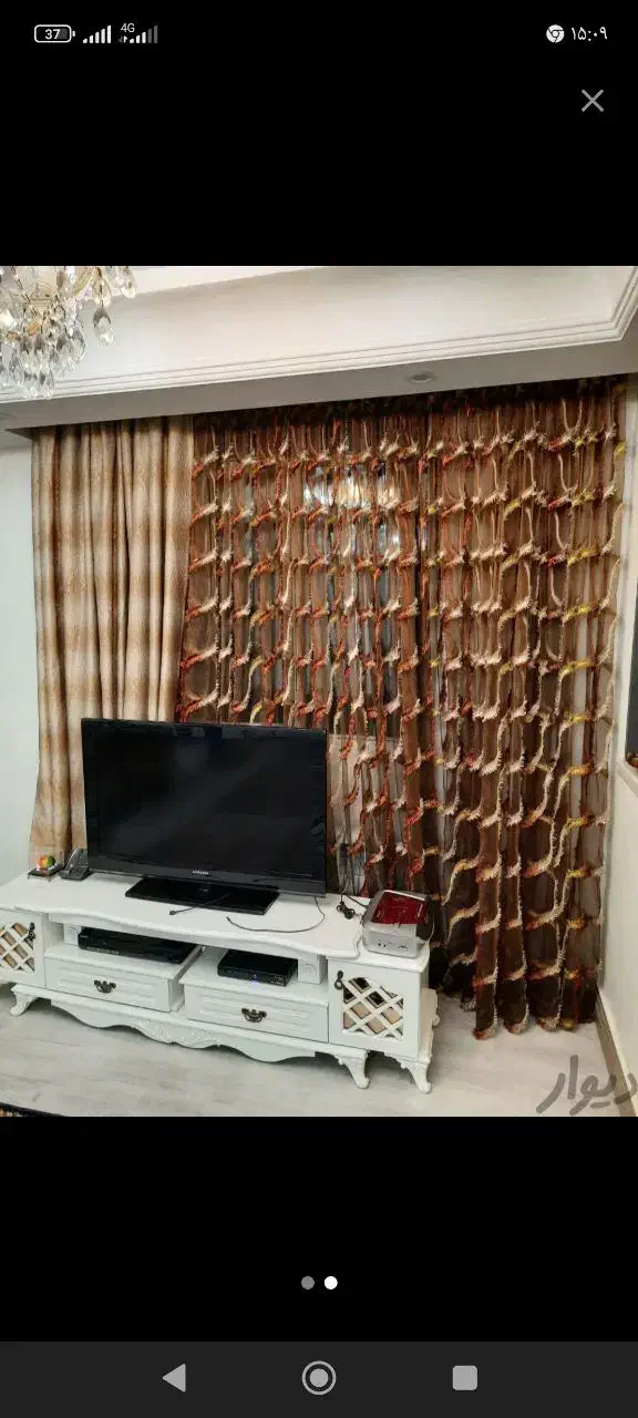 پرده کاملا سالم|پرده، رانر، رومیزی|قرچک, شهرک گلها|دیوار