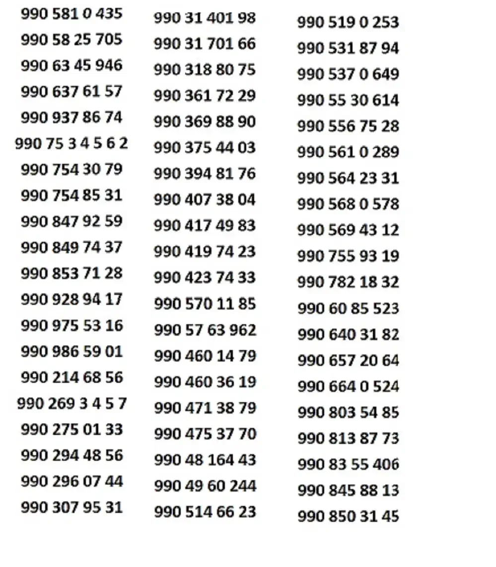 0990.569.88.90|سیم‌کارت|تهران, فردوس|دیوار