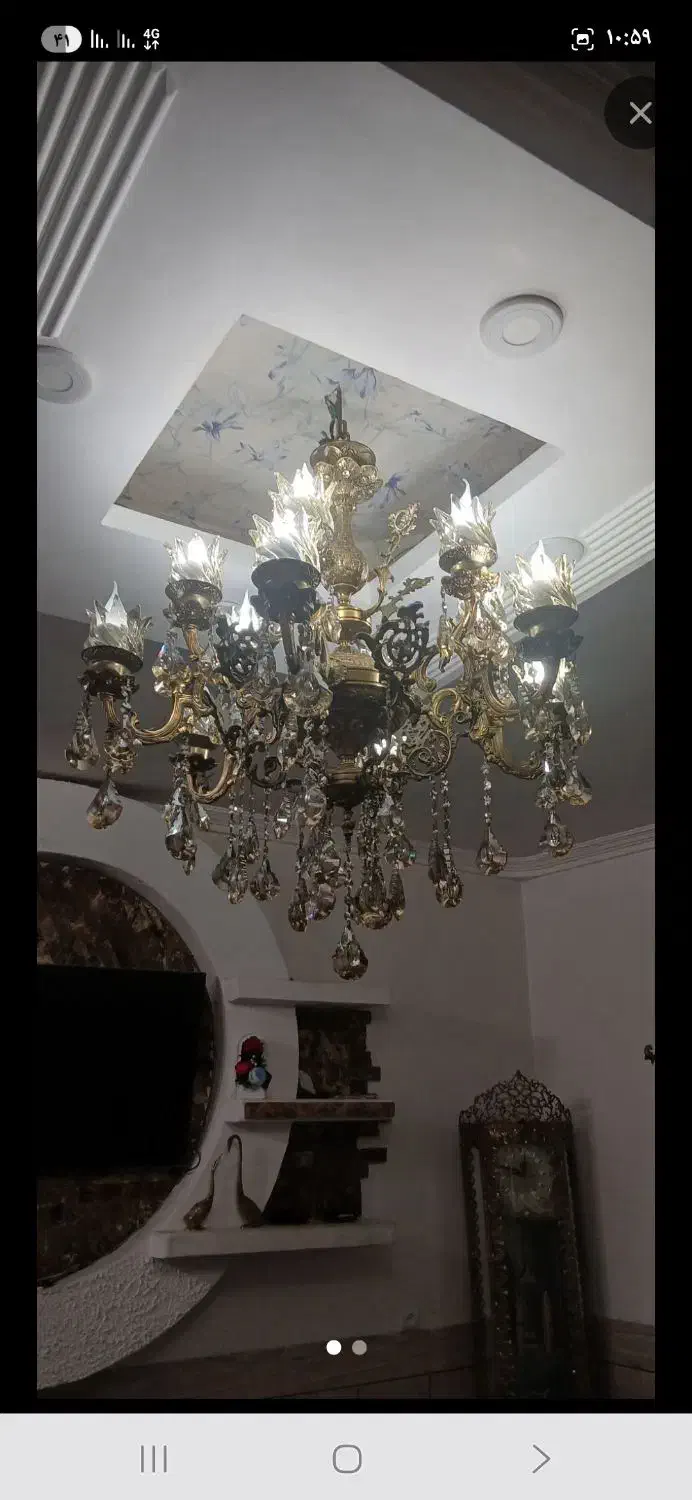 لوستربرنزیابرنج|لوستر و چراغ آویز|قرچک, شهرک طلائیه|دیوار