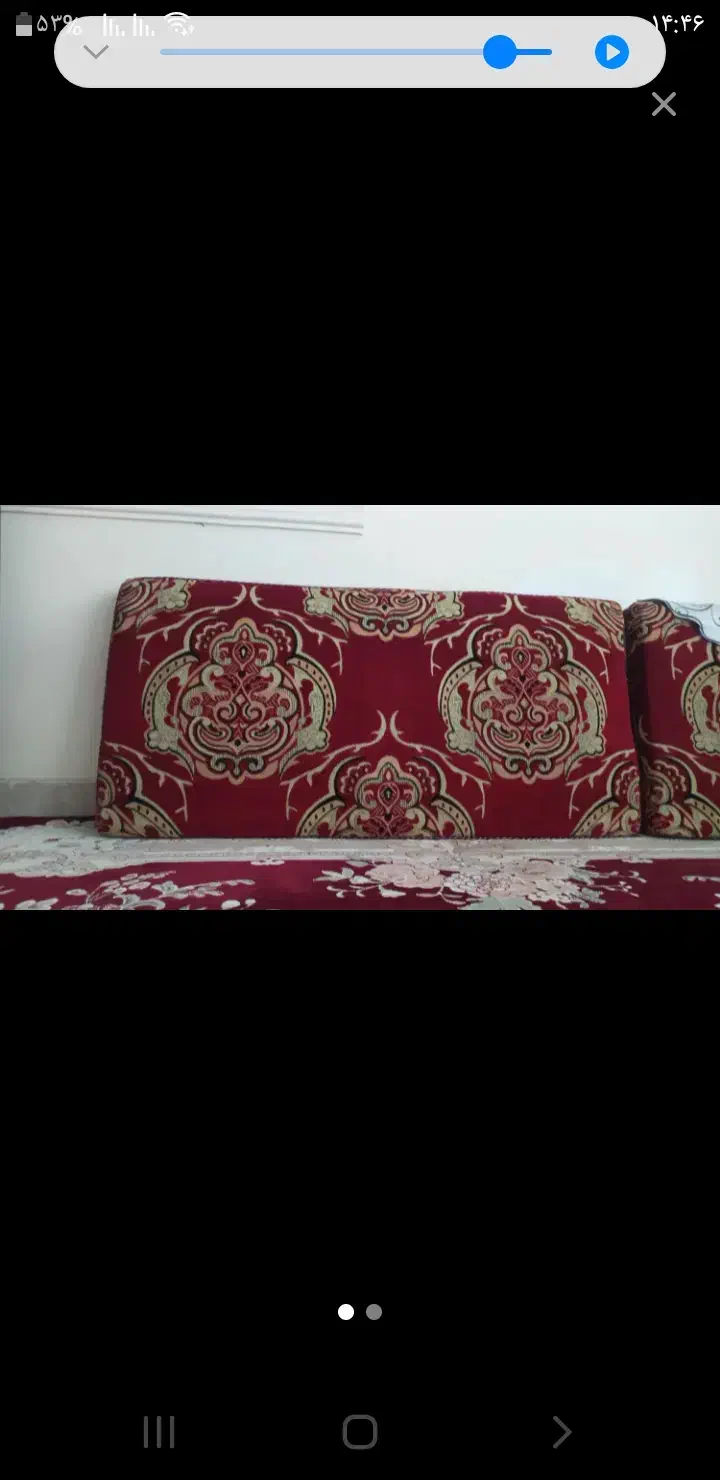 یک جفت پشتی قدیمی سالم سالم|پشتی|همدان, |دیوار