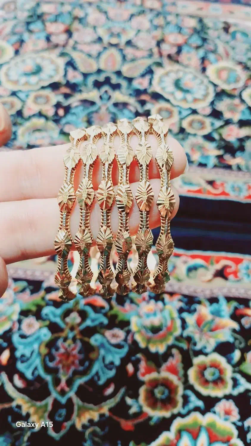 النگو اماراتی ونیم ست نمادار ودستبند قفلی|جواهرات|کرمانشاه, |دیوار