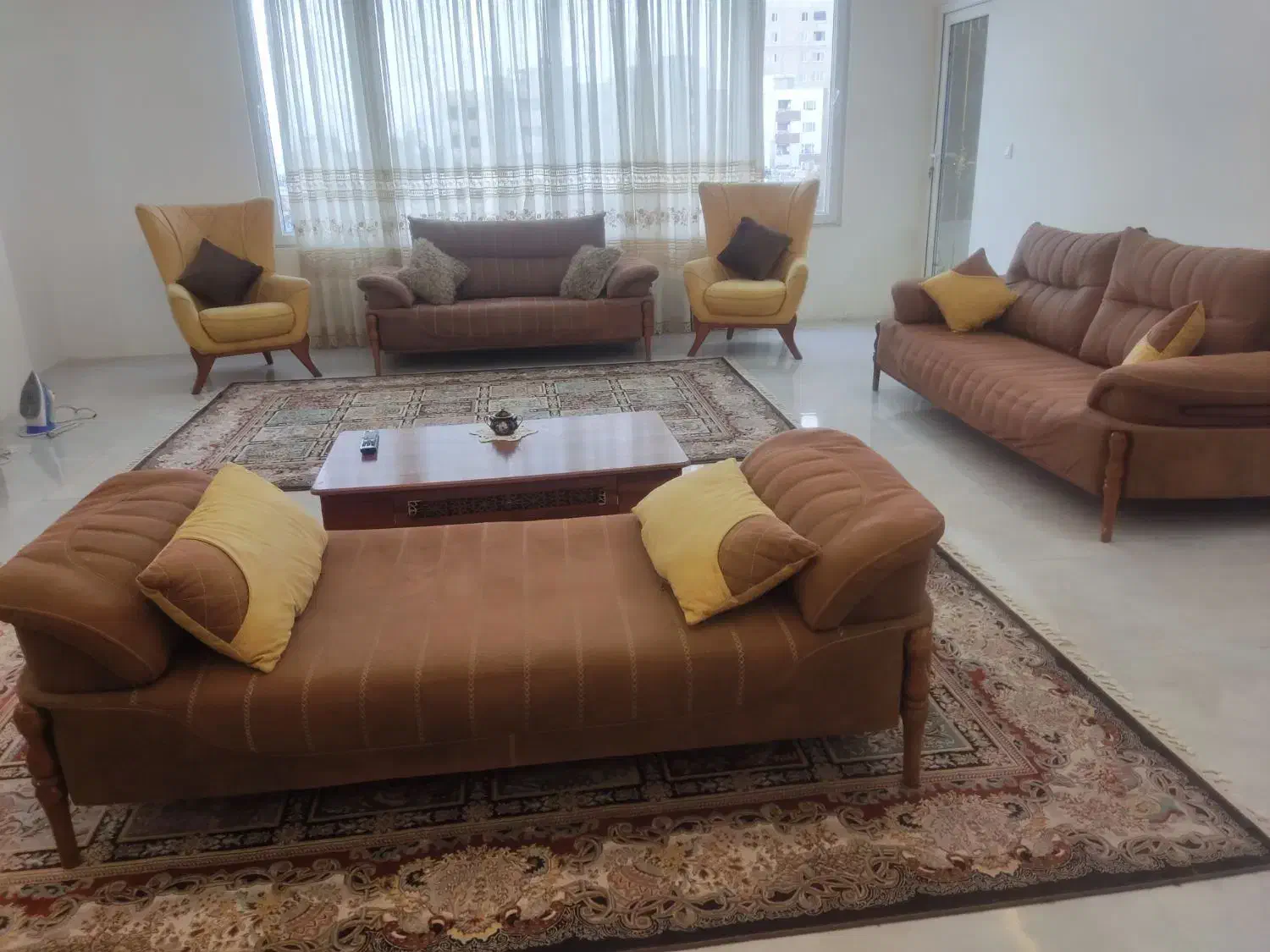 مبلمان 9نفره|مبلمان خانگی و میز عسلی|خرم‌آباد, |دیوار