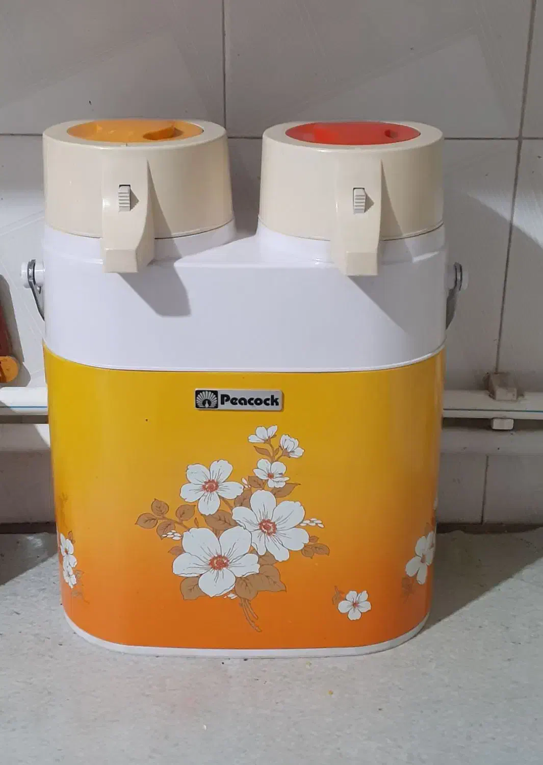 فلاسک دوقلو پیکاک ژاپنی|قوری، کتری، قهوه‌ساز دستی|اسلام‌شهر, شهرک واوان|دیوار